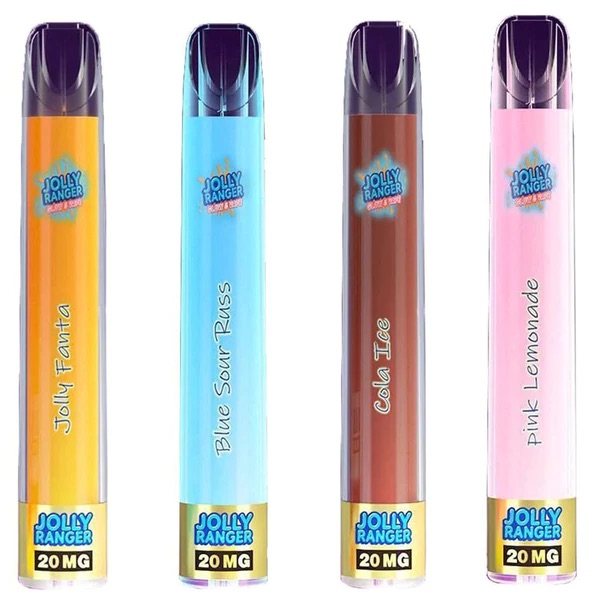 RASPBERRY PEACH Jolly Ranger Disposable Vape Pens Glow & Vape – 20mg DISPOSABLE VAPE BARS - XMANIA Ireland 4