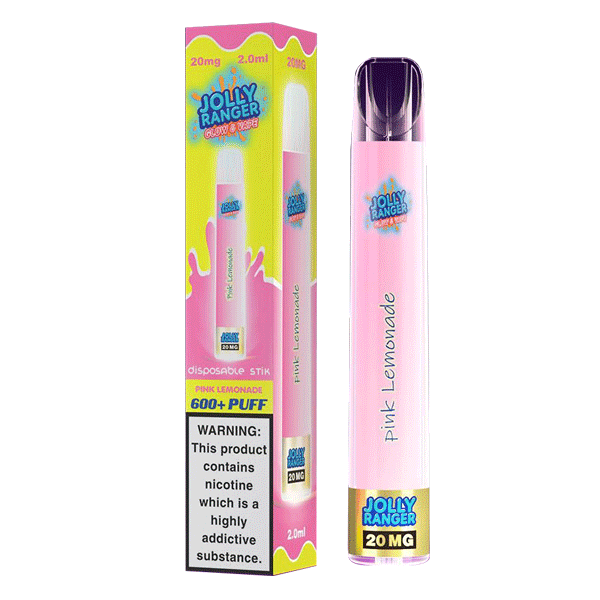 PINK LEMONADE Jolly Ranger Disposable Vape Pens Glow & Vape - 20mg