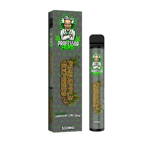 Professor Herb Disposable CBD Vape Pen 300mg – Pineapple Express CBD DISPOSABLE VAPE BARS - XMANIA Ireland
