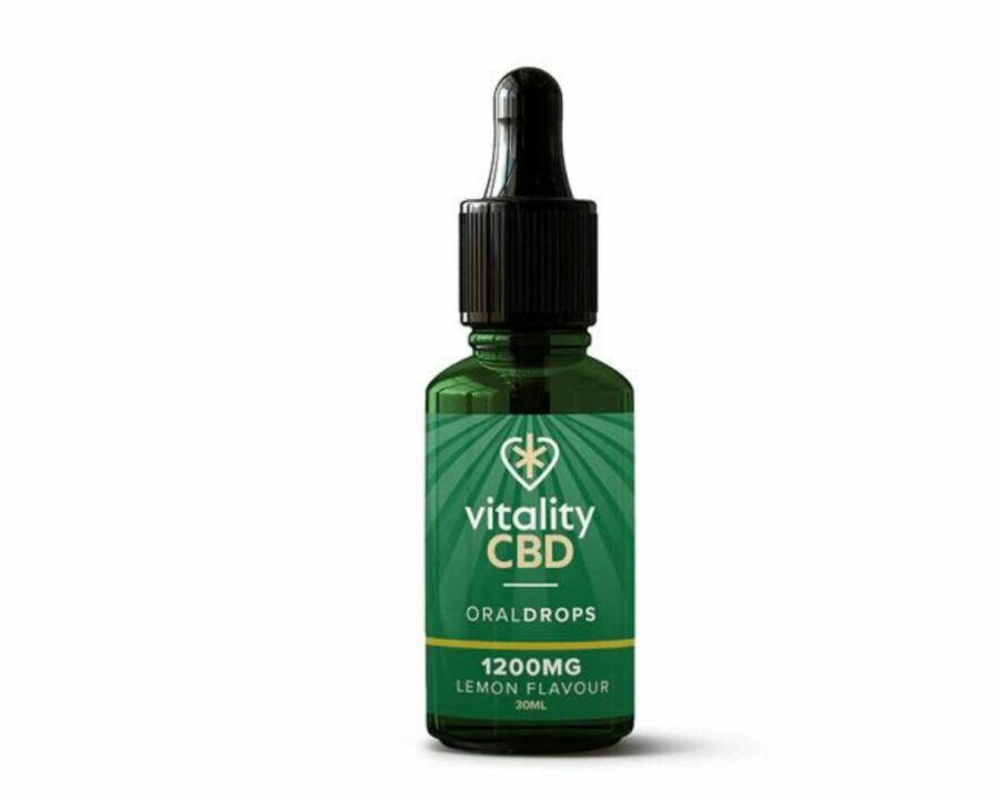 Vitality CBD Oil Drops – Lemon Flavour 1200mg 30ml Isolate CBD Oil - XMANIA Ireland 2