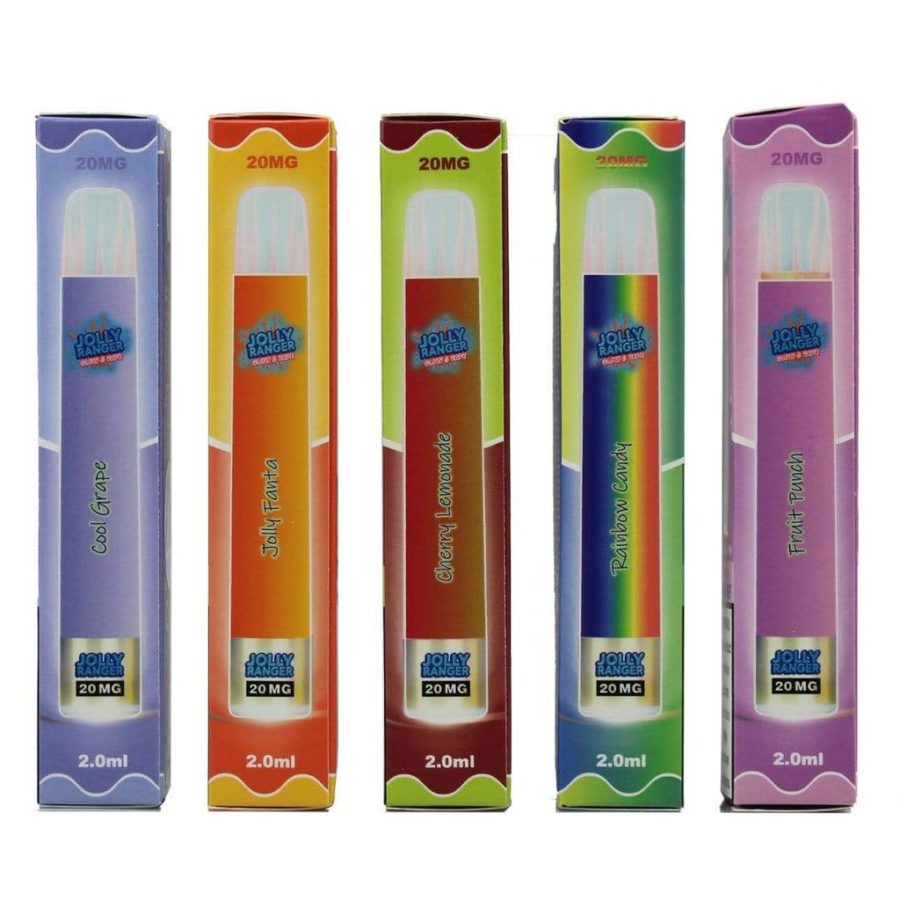 CHERRY LEMONADE Jolly Ranger Disposable Vape Pens Glow & Vape – 20mg DISPOSABLE VAPE BARS - XMANIA Ireland 10