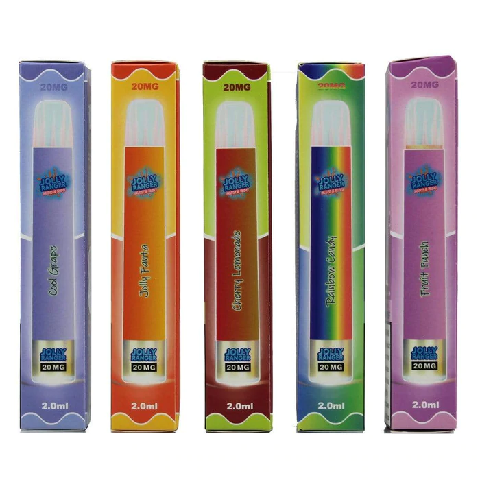 BERRY APPLE Jolly Ranger Disposable Vape Pens Glow & Vape – 20mg DISPOSABLE VAPE BARS - XMANIA Ireland 5