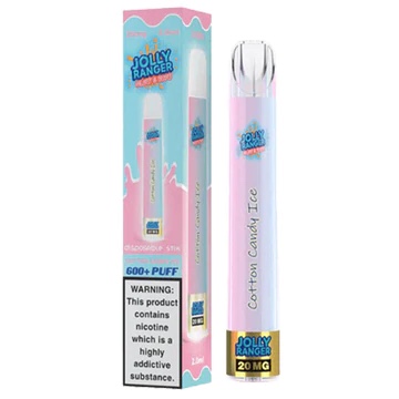 COTTON CANDY ICE Jolly Ranger Disposable Vape Pens Glow & Vape - 20mg