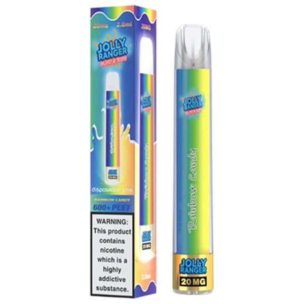 RAINBOW CANDY Jolly Ranger Disposable Vape Pens Glow & Vape - 20mg