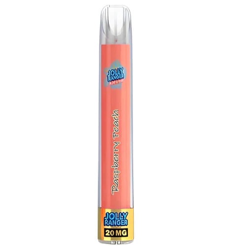 RASPBERRY PEACH Jolly Ranger Disposable Vape Pens Glow & Vape – 20mg DISPOSABLE VAPE BARS - XMANIA Ireland 3