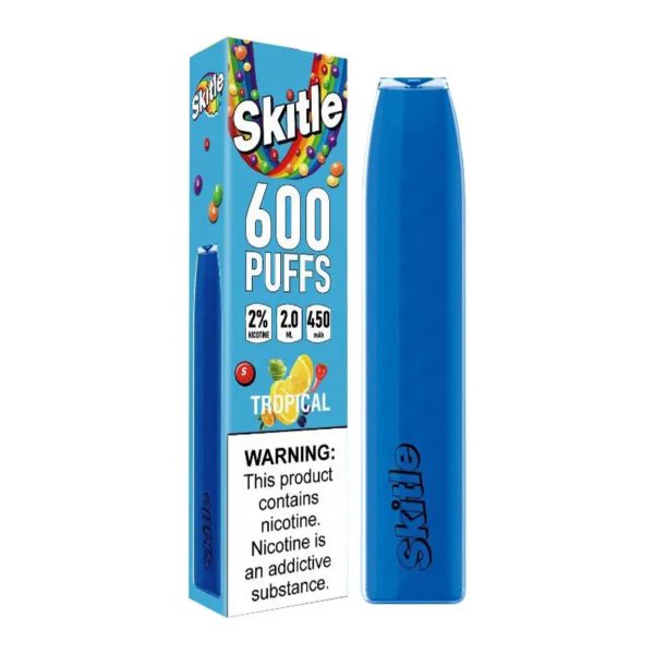 Tropical Skitle Bar Disposable Vape Pod Kit 600 Puffs SKITLE BAR - XMANIA Ireland