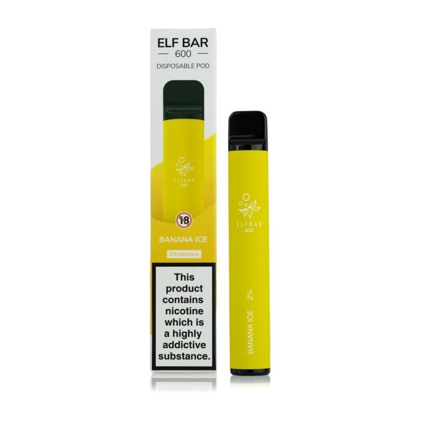 ELF BAR 600 DISPOSABLE POD – BANANA ICE 20MG ELF BAR - XMANIA Ireland 2