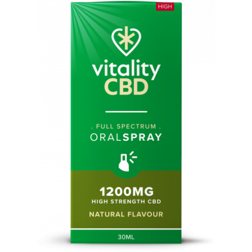 Vitality CBD Oral Spray 1200mg 30ml Isolate CBD Oil - XMANIA Ireland 3