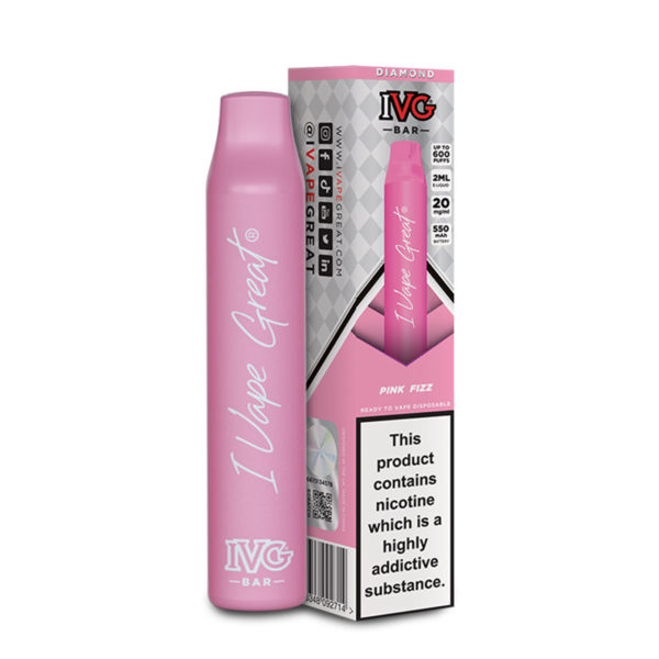 IVG Bar Diamond – Pink Fizz (Disposable Pod Kit) 20MG IVG BAR - XMANIA Ireland