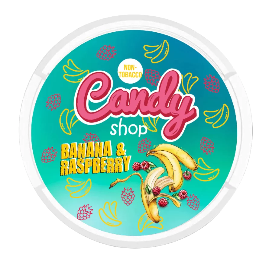 Candy Banana & Raspberry SNUS/NICOTINE POUCHES - XMANIA Ireland 4