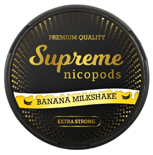Supreme Banana Milkshake SNUS/NICOTINE POUCHES - XMANIA Ireland