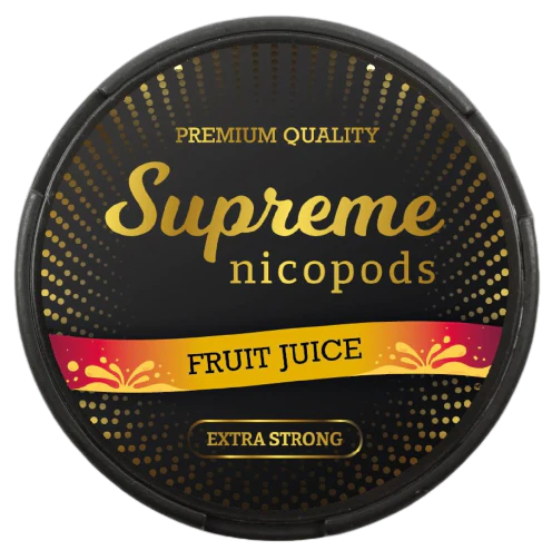 Supreme Fruit Juice SNUS/NICOTINE POUCHES - XMANIA Ireland