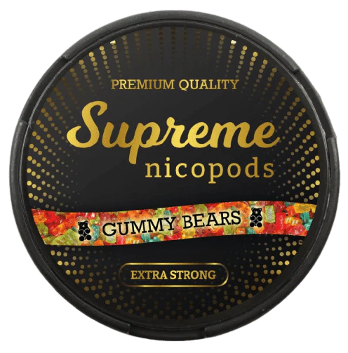 Supreme Gummy Bears SNUS/NICOTINE POUCHES - XMANIA Ireland