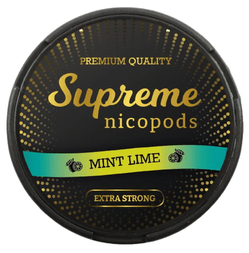 Supreme Mint Lime SNUS/NICOTINE POUCHES - XMANIA Ireland 4