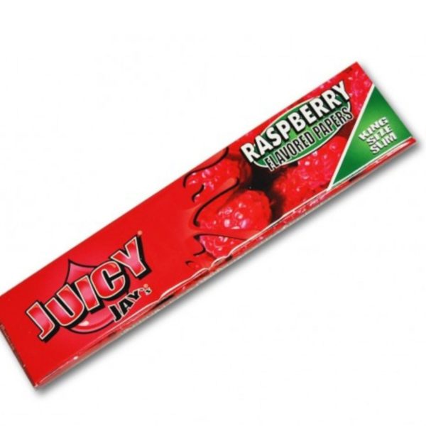 Juicy Jay’s Flavoured Kingsize Slim – Raspberry 420 SUPPLIES - XMANIA Ireland