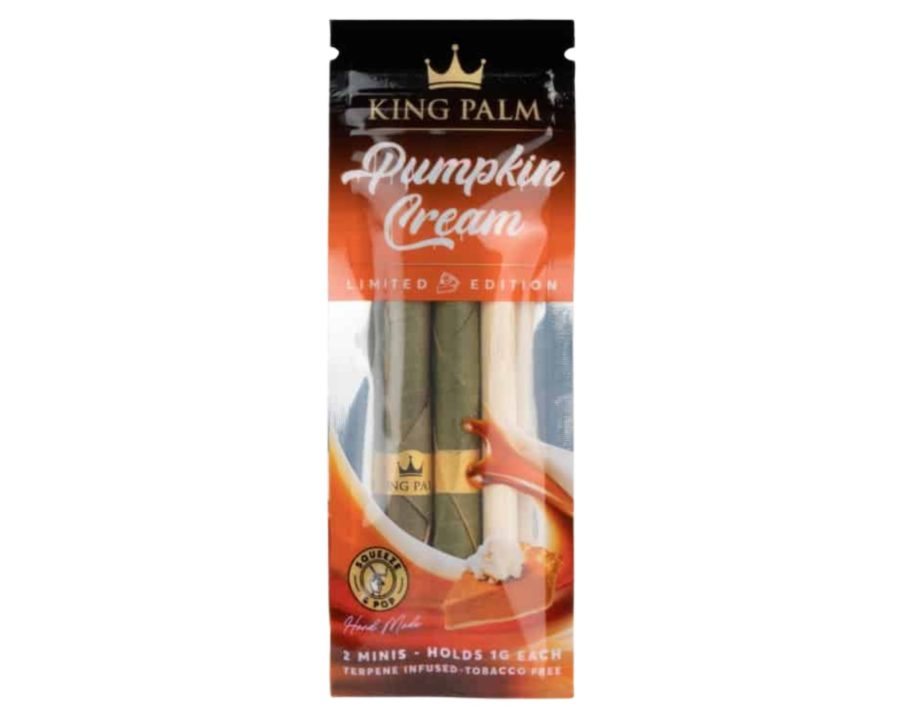 King Palm Mini Leaf Rolls 2 – Pumpkin Cream 420 SUPPLIES - XMANIA Ireland