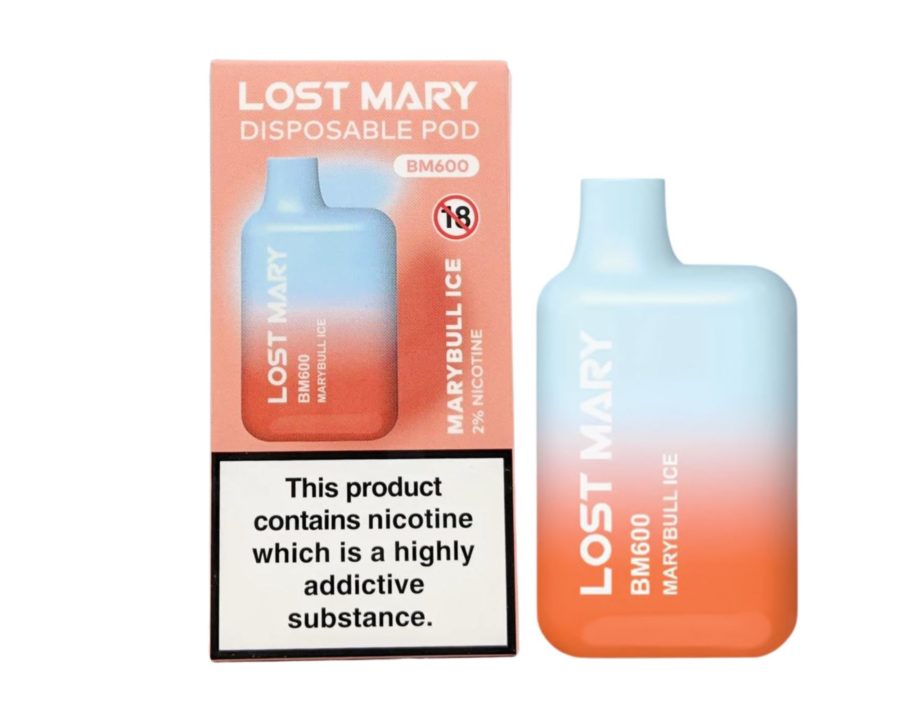 Lost Mary BM600 – Marybull Ice (Disposable Pod Kit) 20MG DISPOSABLE VAPE BARS - XMANIA Ireland