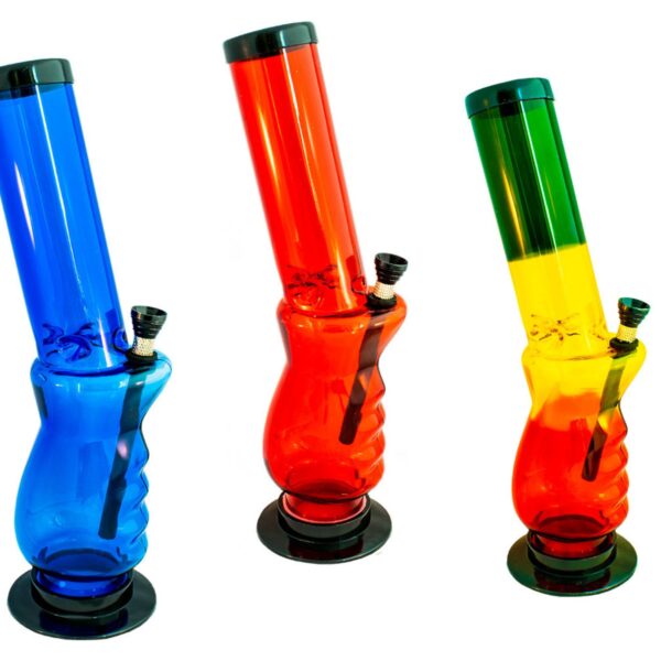 Slanted Acrylic Bong 32cm – MultiColoured SMOKING SUPPLIES - XMANIA Ireland 3