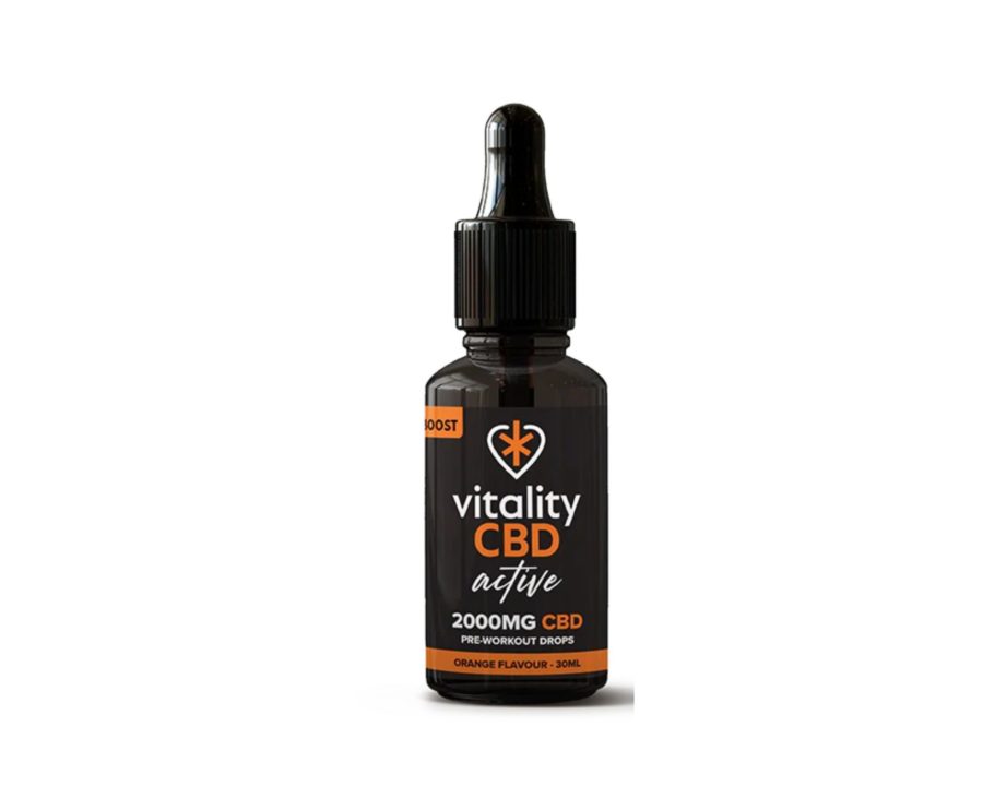 Vitality CBD Active Boost Orange Flavoured Oil Drops 30ml 2000mg Isolate CBD Oil - XMANIA Ireland 4