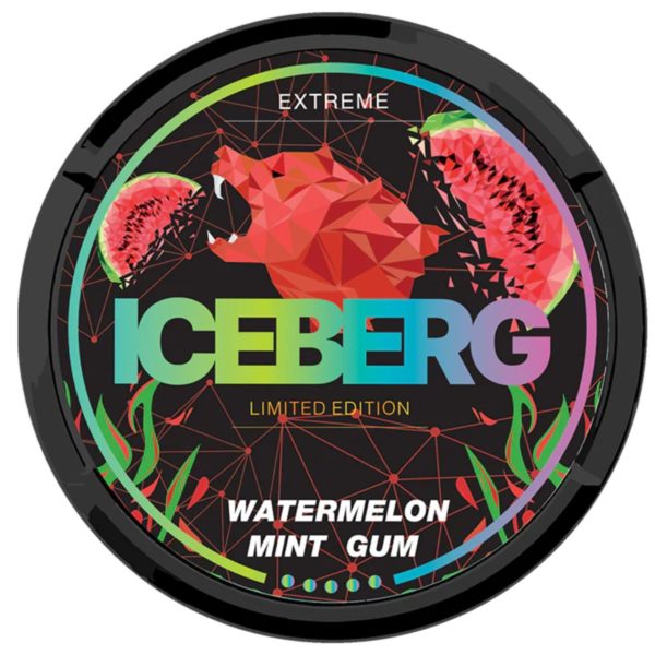 Iceberg Watermelon Mint Gum SNUS/NICOTINE POUCHES - XMANIA Ireland