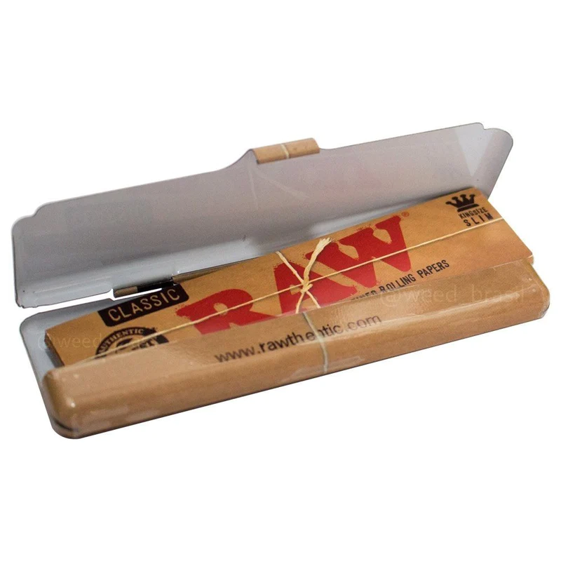 RAW 110mm Kingsize Rolling Paper Pack Holder Tin 420 SUPPLIES - XMANIA Ireland 2