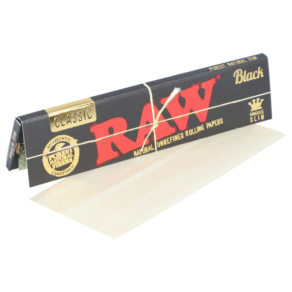 RAW BLACK 110mm Kingsize Rolling Paper 420 SUPPLIES - XMANIA Ireland 3