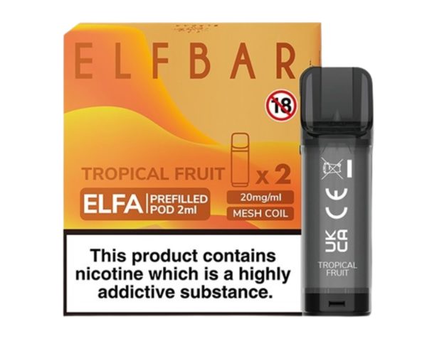 ELFA Replacement Prefilled Pods - Tropical Fruit Flavour