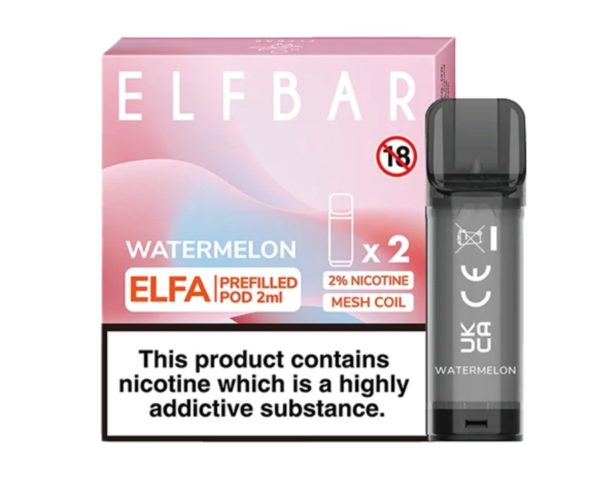 ELFA Replacement Prefilled Pods - Watermelon Flavour