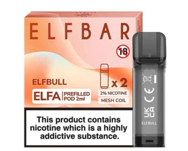 ELFA Replacement Prefilled Pods - Elfbull Flavour