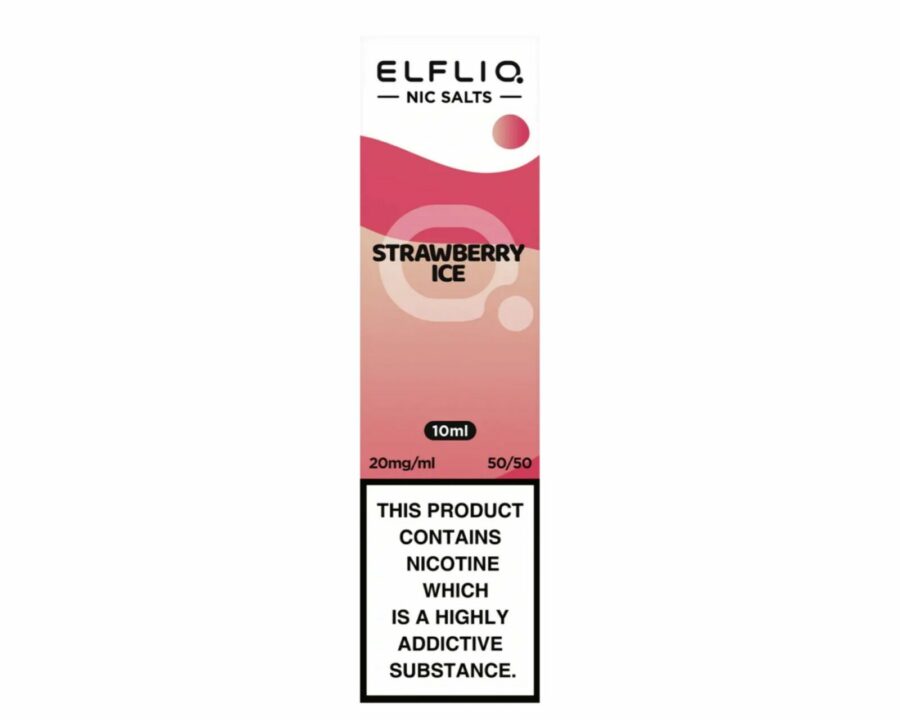 Elfliq – Strawberry Ice (The Official ElfBar Nic Salt Liquid) VAPING - XMANIA Ireland 5