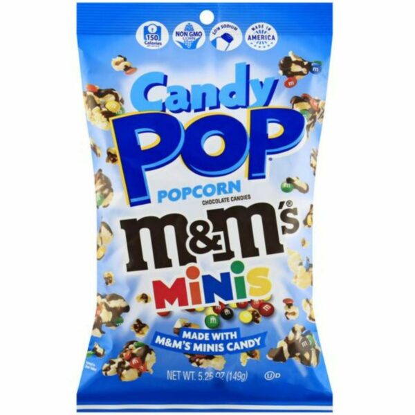 Candy Pop M&M Popcorn 148G AMERICAN SNACKS - XMANIA Ireland