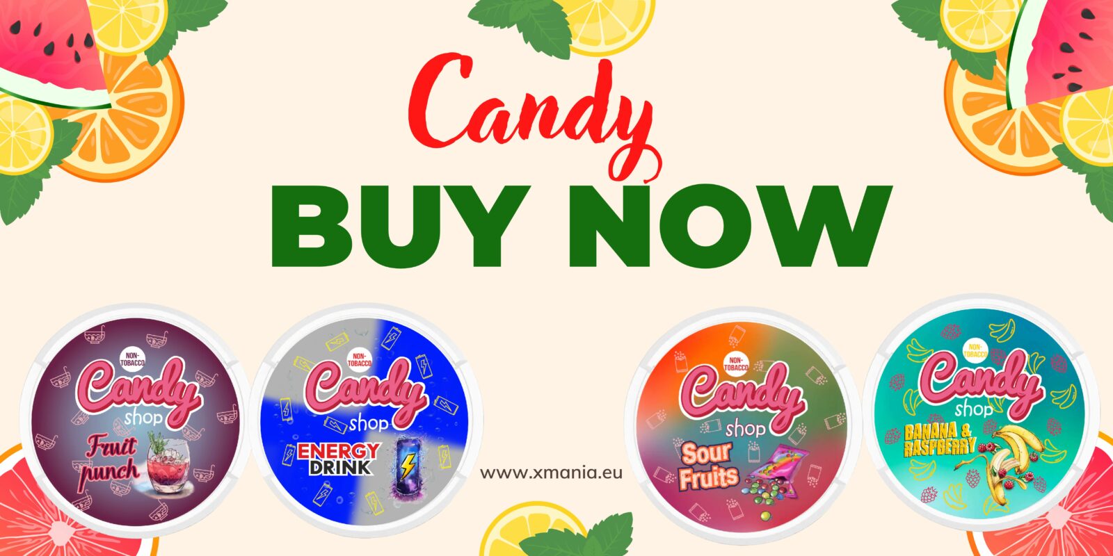 Candy Pina Colada SNUS/NICOTINE POUCHES - XMANIA Ireland 12