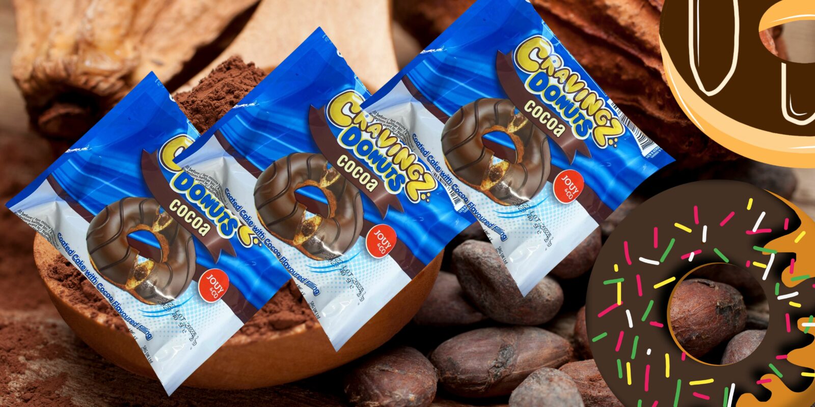 Cravingz Donuts Cocoa 40g AMERICAN SNACKS - XMANIA Ireland 7