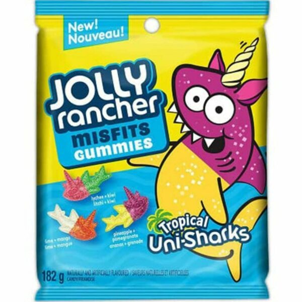 Jolly Rancher Misfits Gummies Uni-Sharks 182G Jolly Rancher - XMANIA Ireland