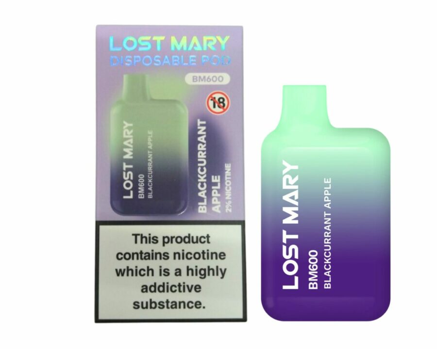 Lost Mary BM600 – Blackcurrant Apple (Disposable Pod Kit) 20MG DISPOSABLE VAPE BARS - XMANIA Ireland 2