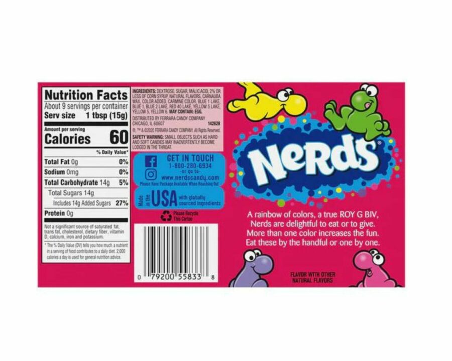 Gummy Clusters Nerds Theatre 85G Nerds - XMANIA Ireland 3