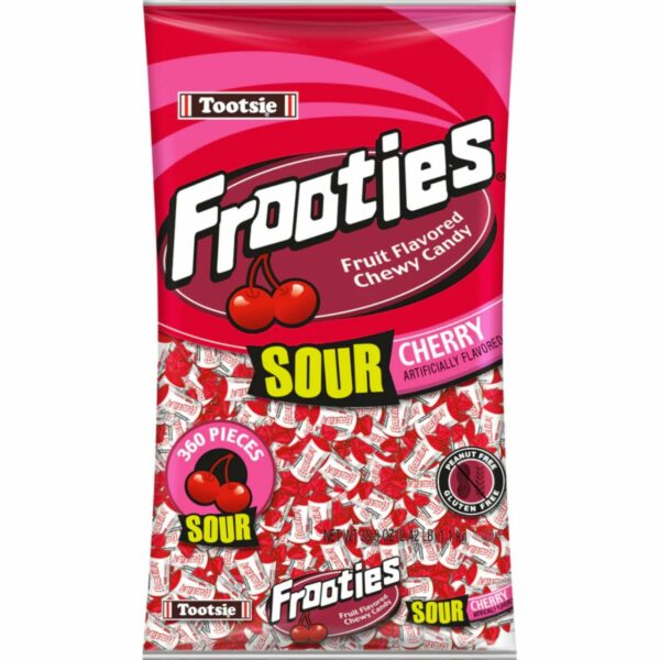Tootsie Frooties Bag 360pc Sour Cherry 1100G AMERICAN SNACKS - XMANIA Ireland