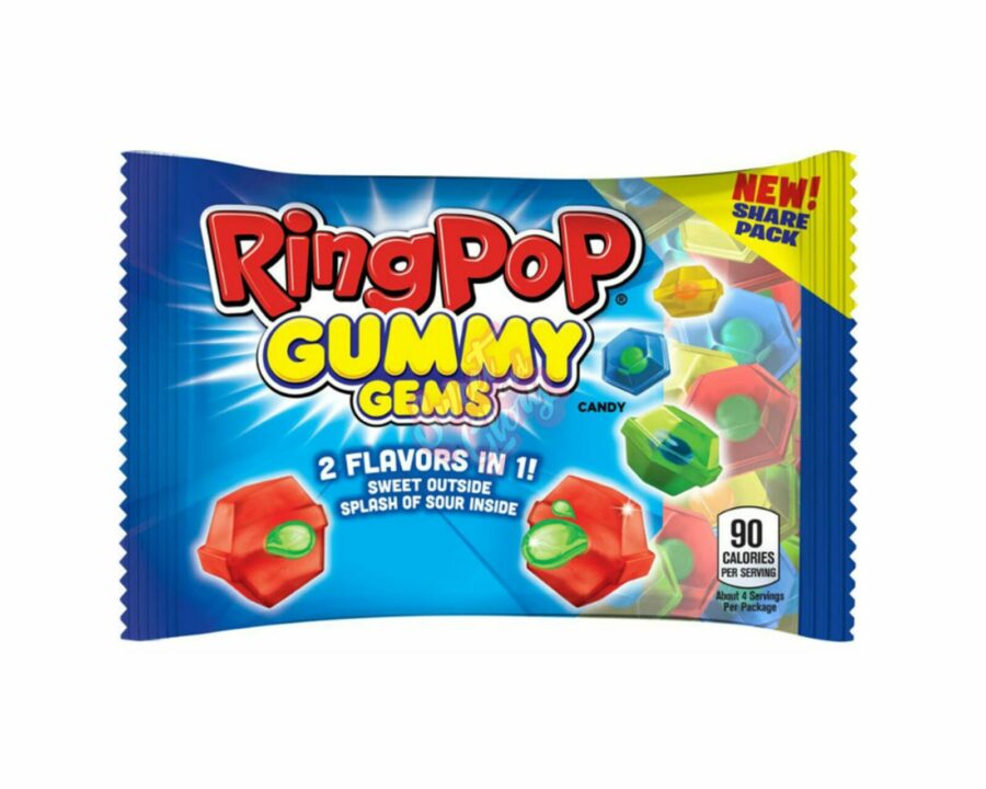 Topps Ring Pop Gummy Gems 105G AMERICAN SNACKS - XMANIA Ireland