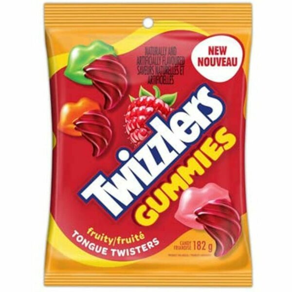 Twizzlers Gummies Tongue Twister Fruity 182G AMERICAN SNACKS - XMANIA Ireland