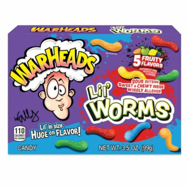 Warheads Lil’ Worms Theatre 99G Warheads - XMANIA Ireland