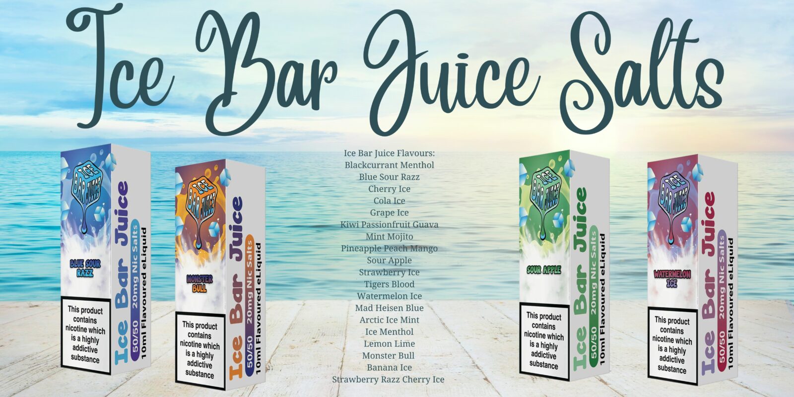 Ice Bar Juice Salts – Blue Sour Razz VAPING - XMANIA Ireland 10