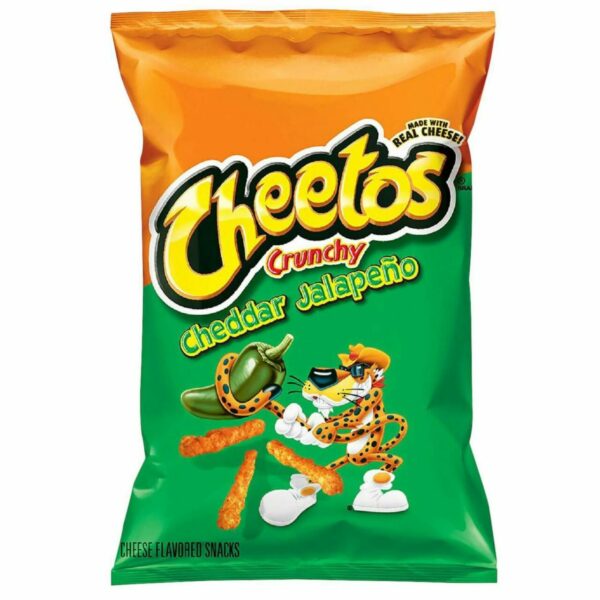 Cheetos Crunchy Cheddar Jalapeno 226G AMERICAN SNACKS - XMANIA Ireland