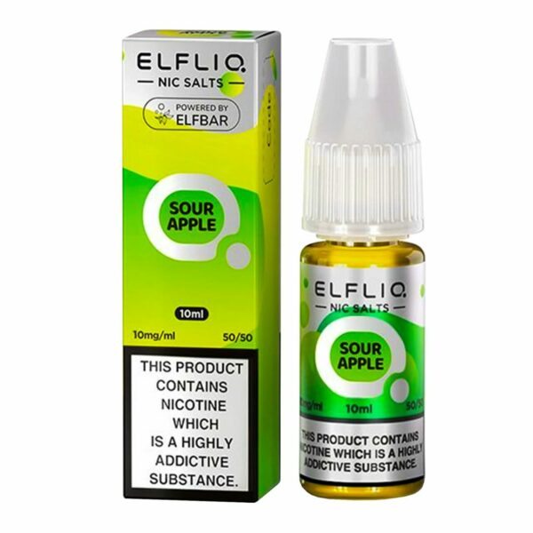 Elfliq – Sour Apple (The Official ElfBar Nic Salt Liquid) VAPING - XMANIA Ireland
