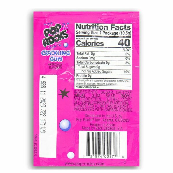 Pop Rocks Bubble Gum Popping Candy 9.5G Sweetarts - XMANIA Ireland 3