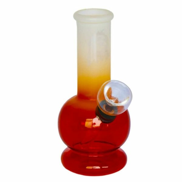 Glass Bong White & Red 14.5 cm (Glossy) 420 SUPPLIES - XMANIA Ireland 3
