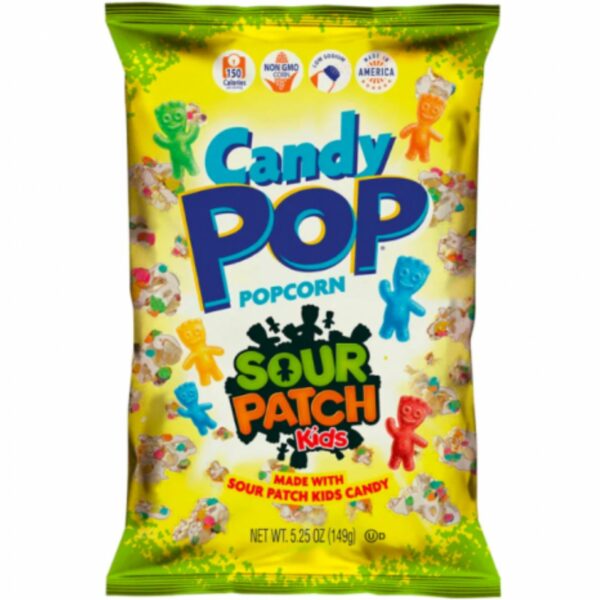 Candy Pop Sour Patch Popcorn 148G AMERICAN SNACKS - XMANIA Ireland 11