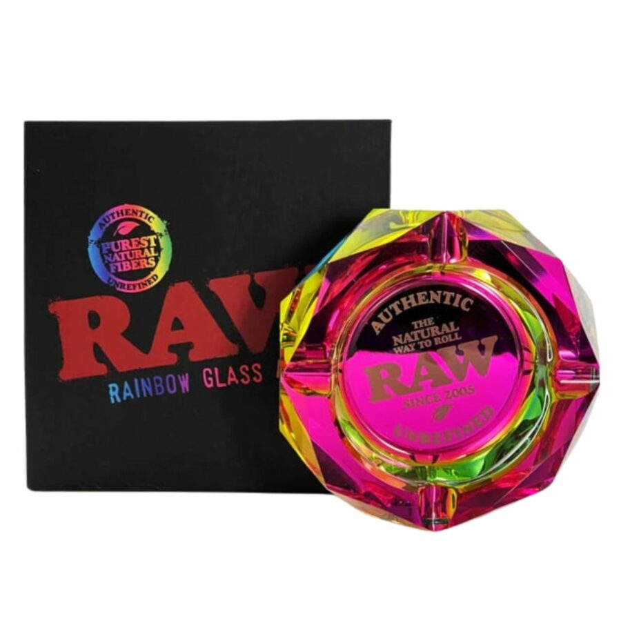 RAW Rainbow Glass Ashtray 420 SUPPLIES - XMANIA Ireland 2