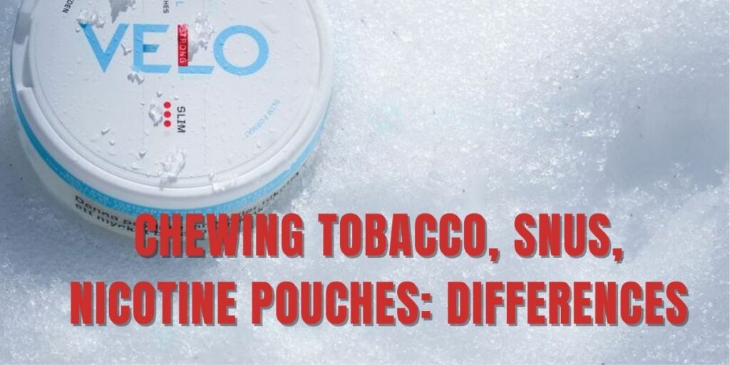 Chewing tobacco, Snus & Nicotine pouches: The differences