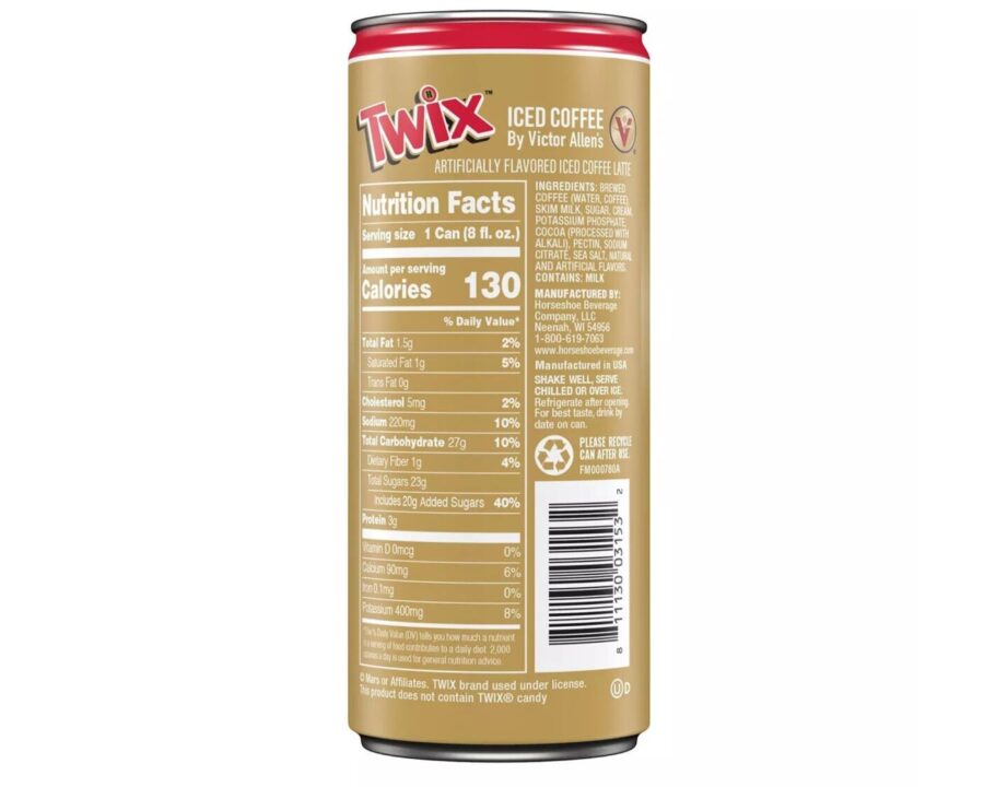 Twix Iced Coffee 230ML AMERICAN SNACKS - XMANIA Ireland 3