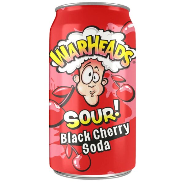 Warheads Sour Black Cherry Soda 355ML AMERICAN SNACKS - XMANIA Ireland 11